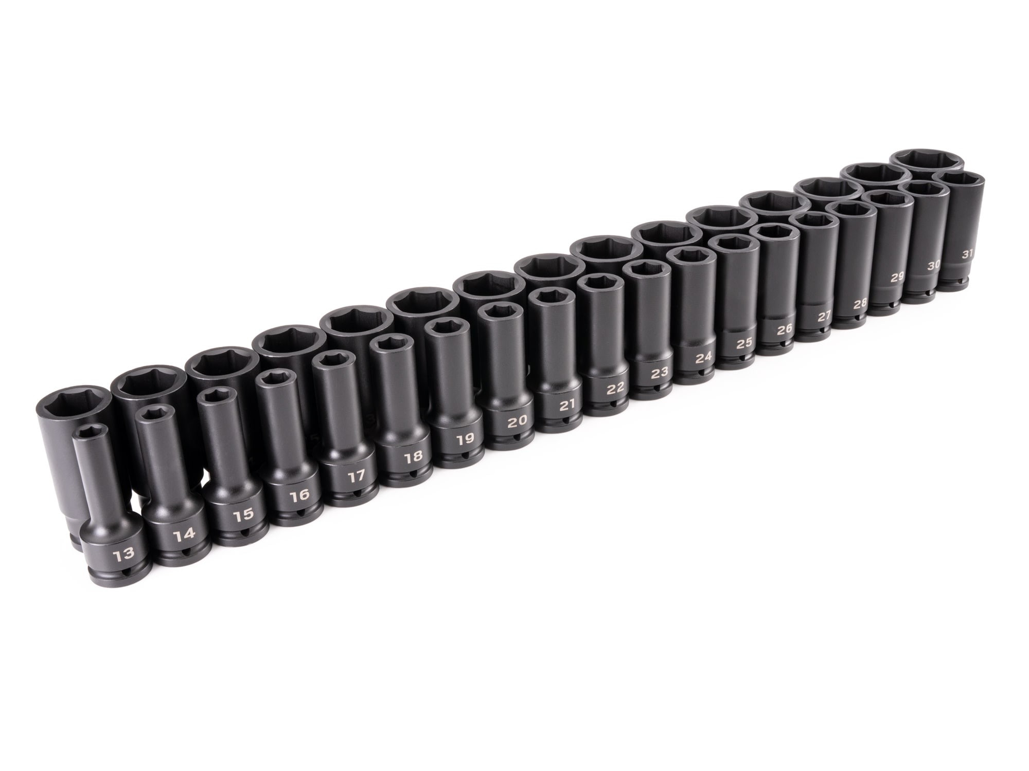 TEKTON 3/4-in Drive Metric Deep Socket Set 34 -Pieces