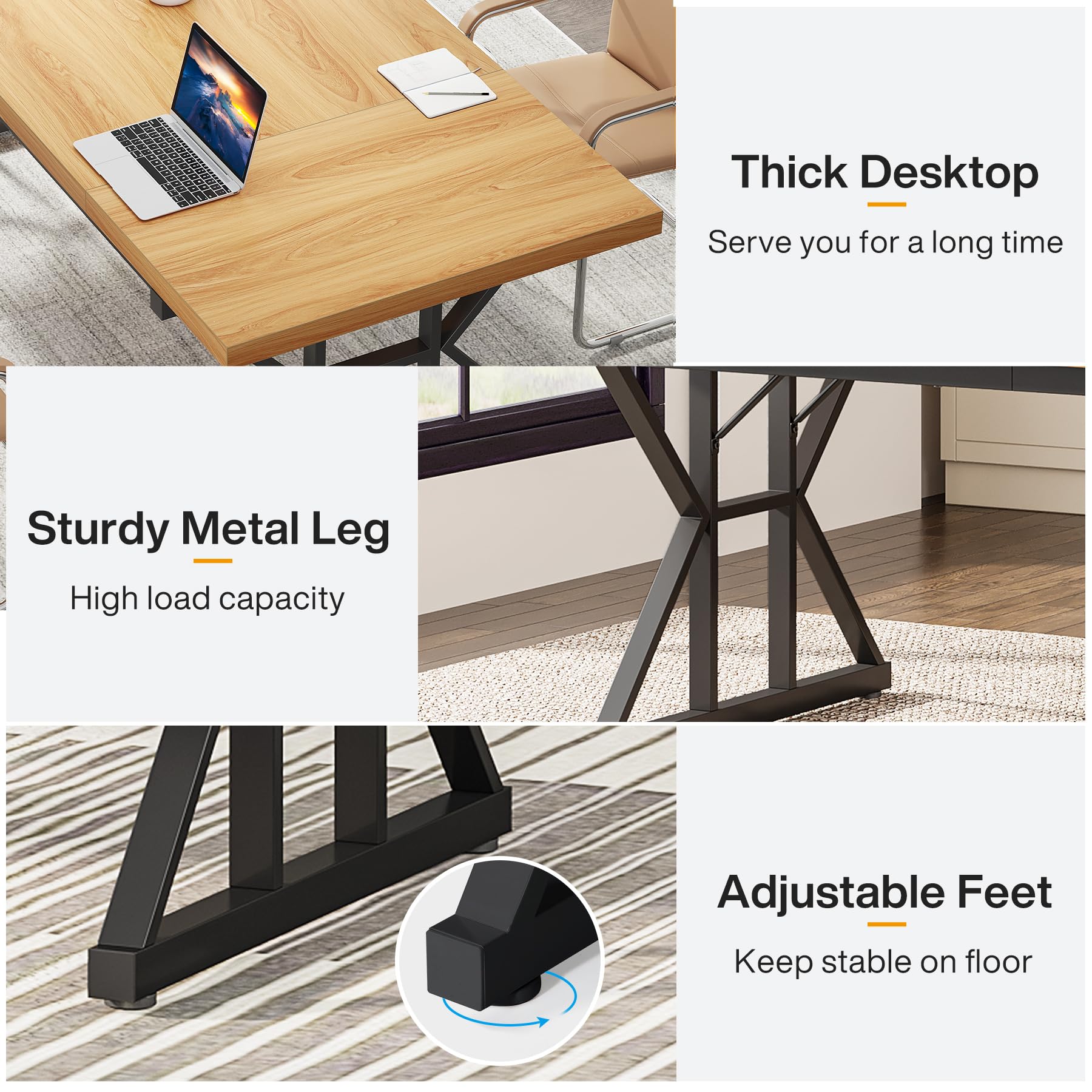 Tribesigns LWFD-JW0602 Office-Tables - View #5
