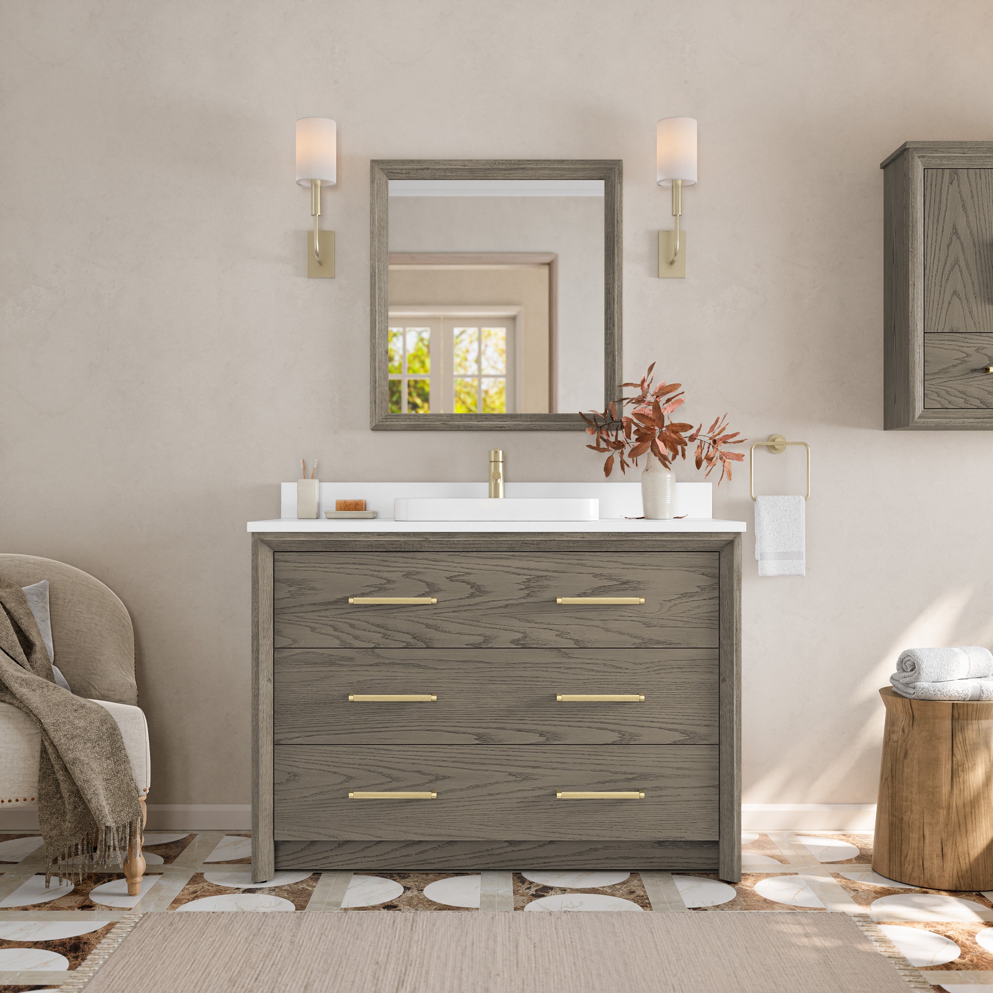 Greentouch Home 1883VA-48-267-907-SR Bath-Vanity-Combo - View #13
