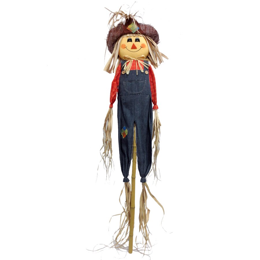 Holiday Living 5-ft Boy Scarecrow in the Outdoor Fall Decorations ...