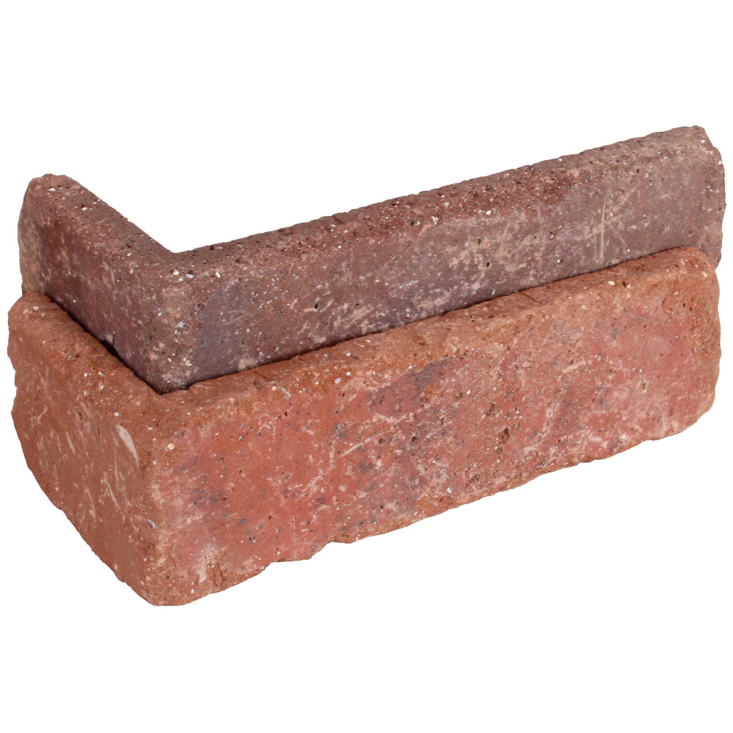 Old Mill Thin Brick Systems TBC-27001CS Colonial 2.25-in x 7.625-in Boston Mill Brick Veneer Outside Corner 5.3-lin ft