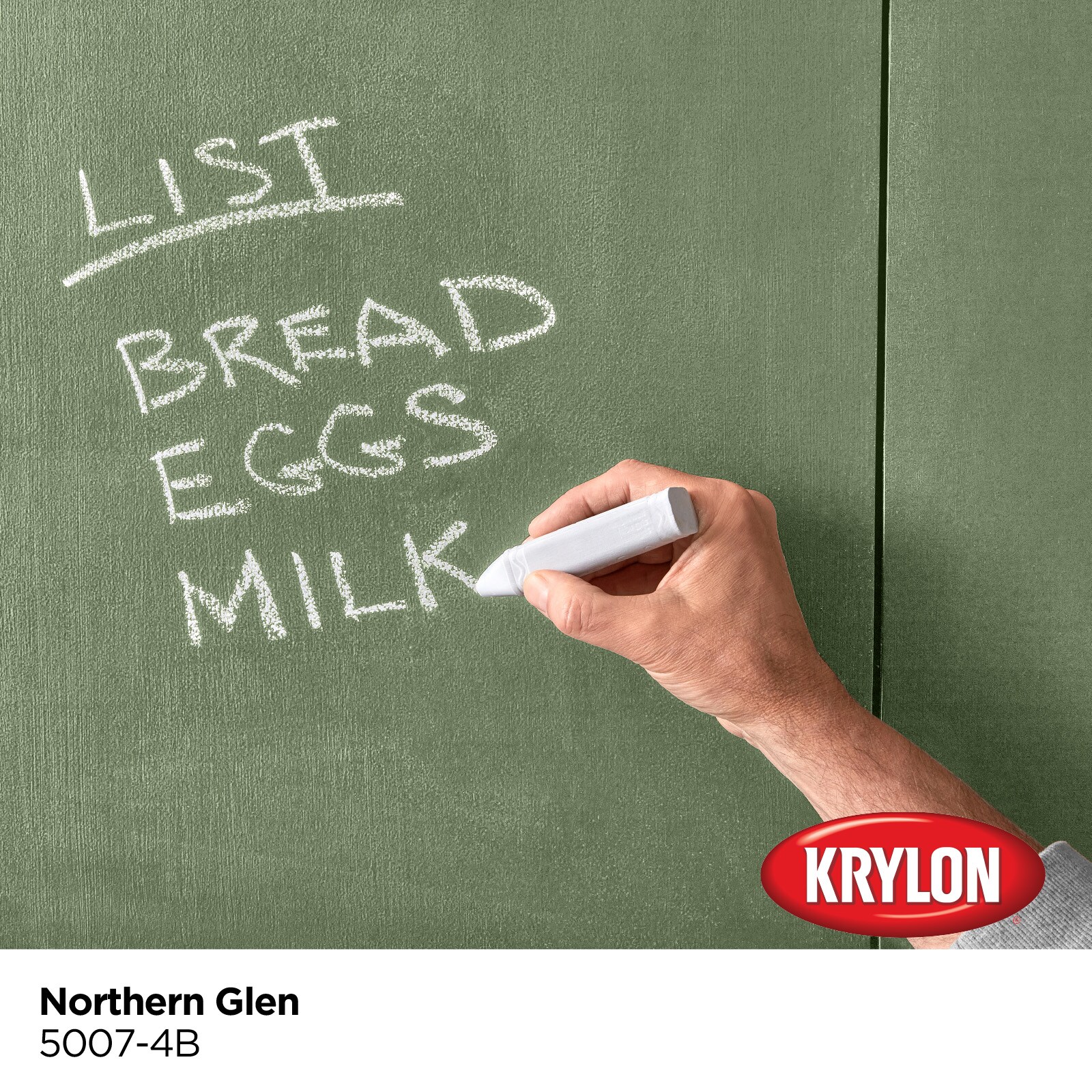 Krylon Latex Northern Glen 5007-4b Chalkboard Paint (1-quart)