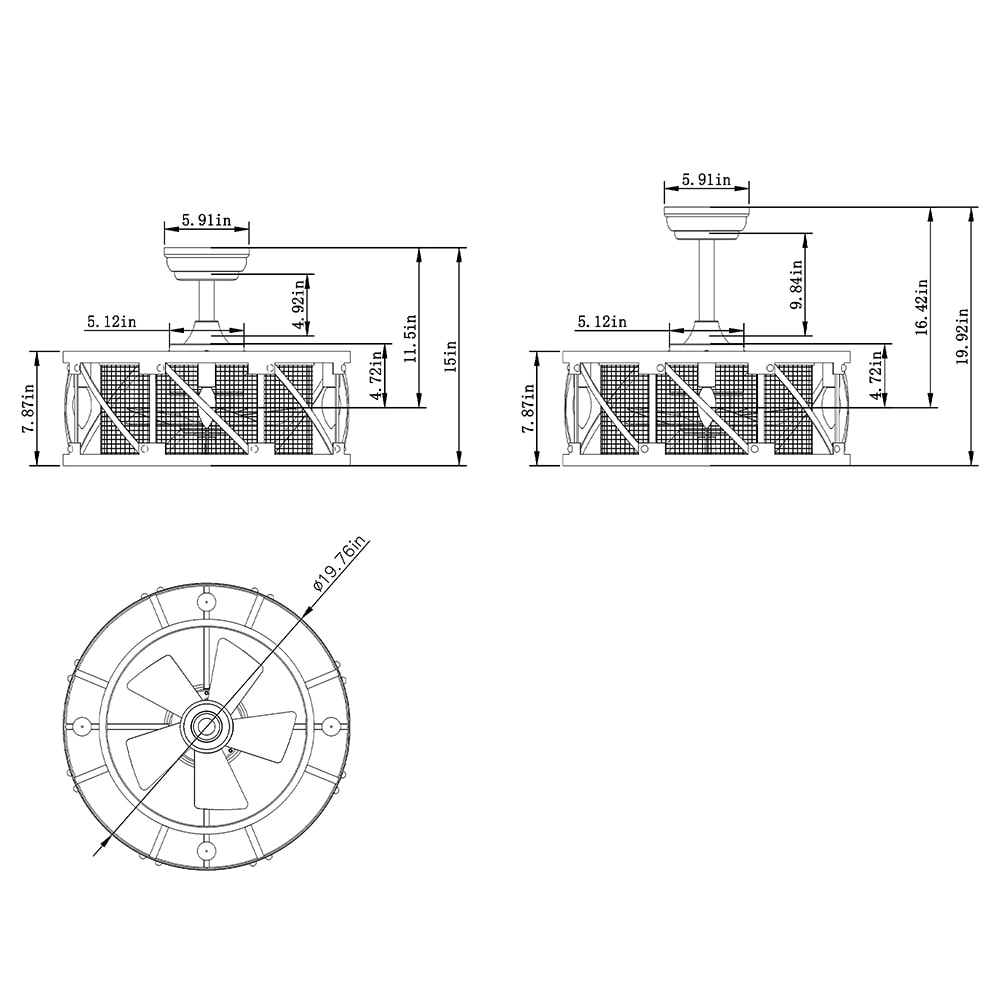 Sunrinx MG37-1-CF-20 Ceiling-Fans - View #16
