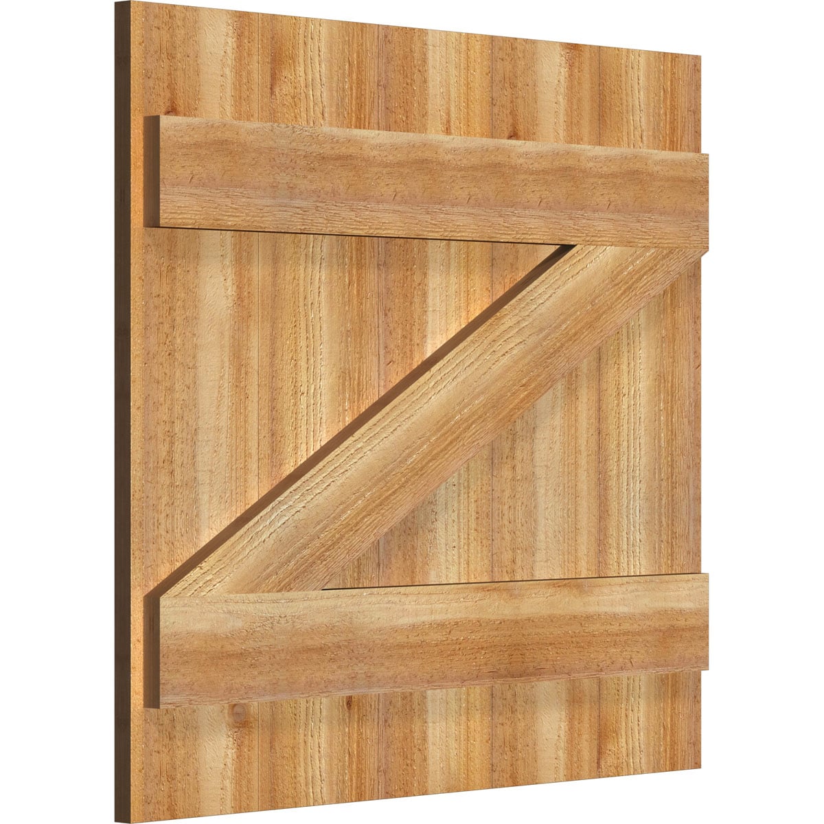 Ekena Millwork RBJ06Z26X025RWR Exterior-Shutters - View #2