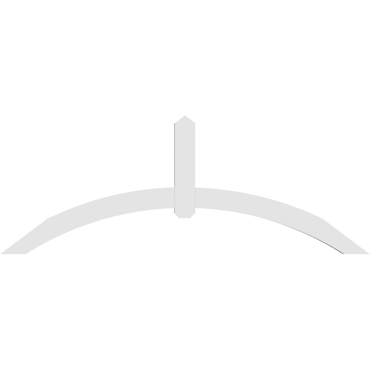 Ekena Millwork GBP072X27X0204ARC00 Exterior-Brackets-Braces - View #4