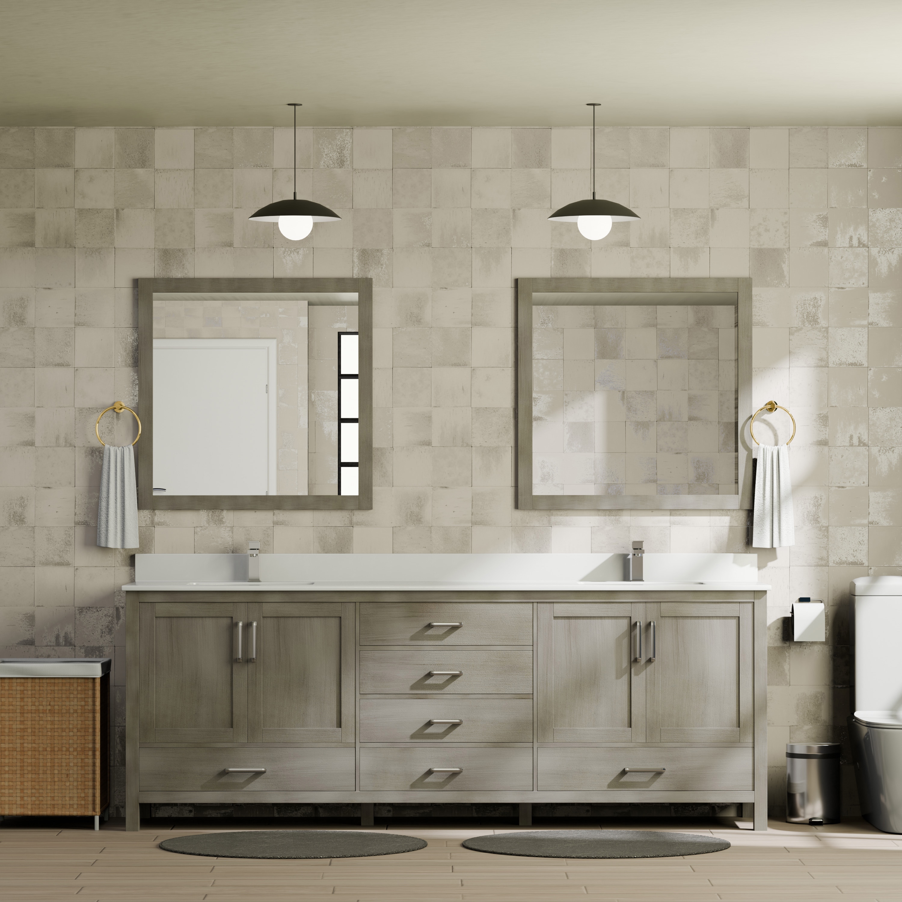 Lexora LJ342280DDWQM30 Bath-Vanity-Combo - View #2
