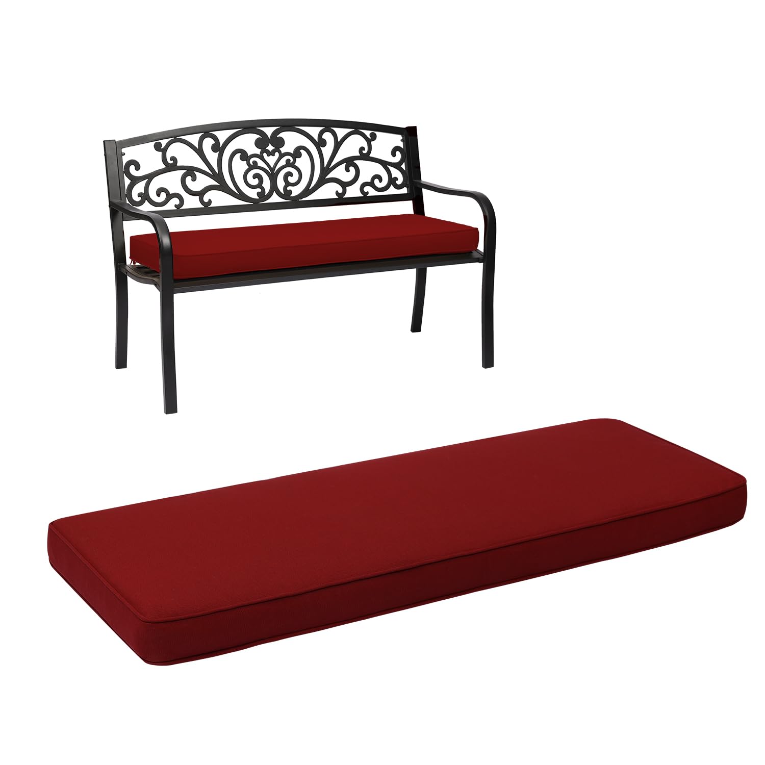 Lowes outdoor bench cushions best sale