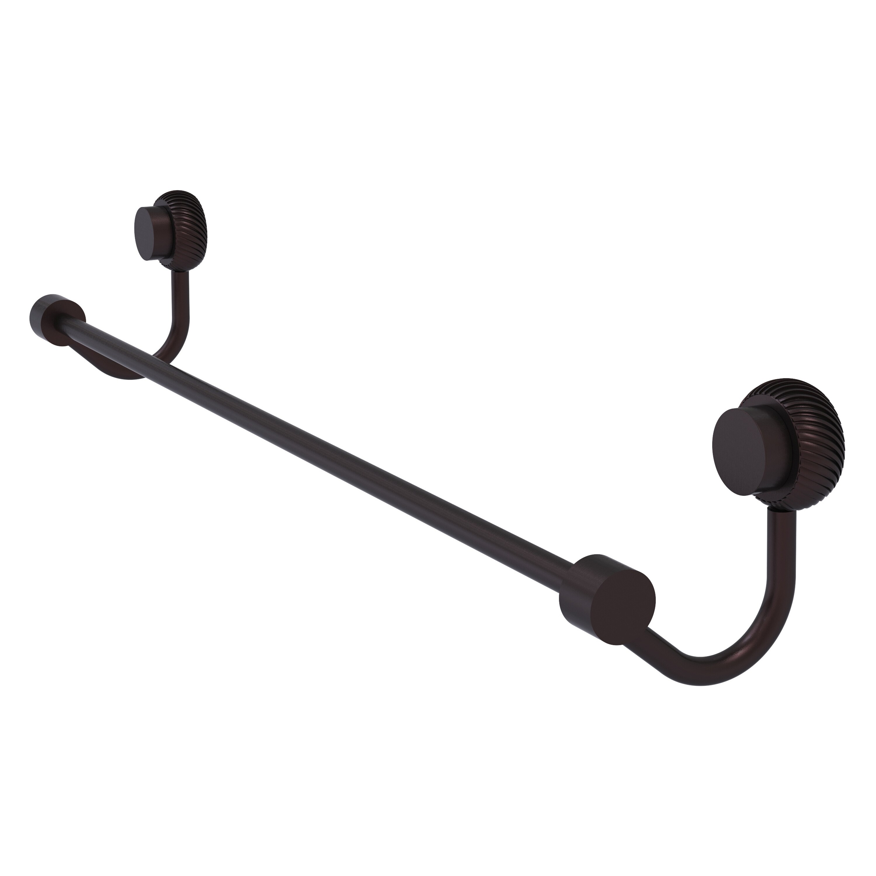 Allied Brass 421T/30-ABZ Venus 30-in Antique Bronze Wall mount Single Towel Bar