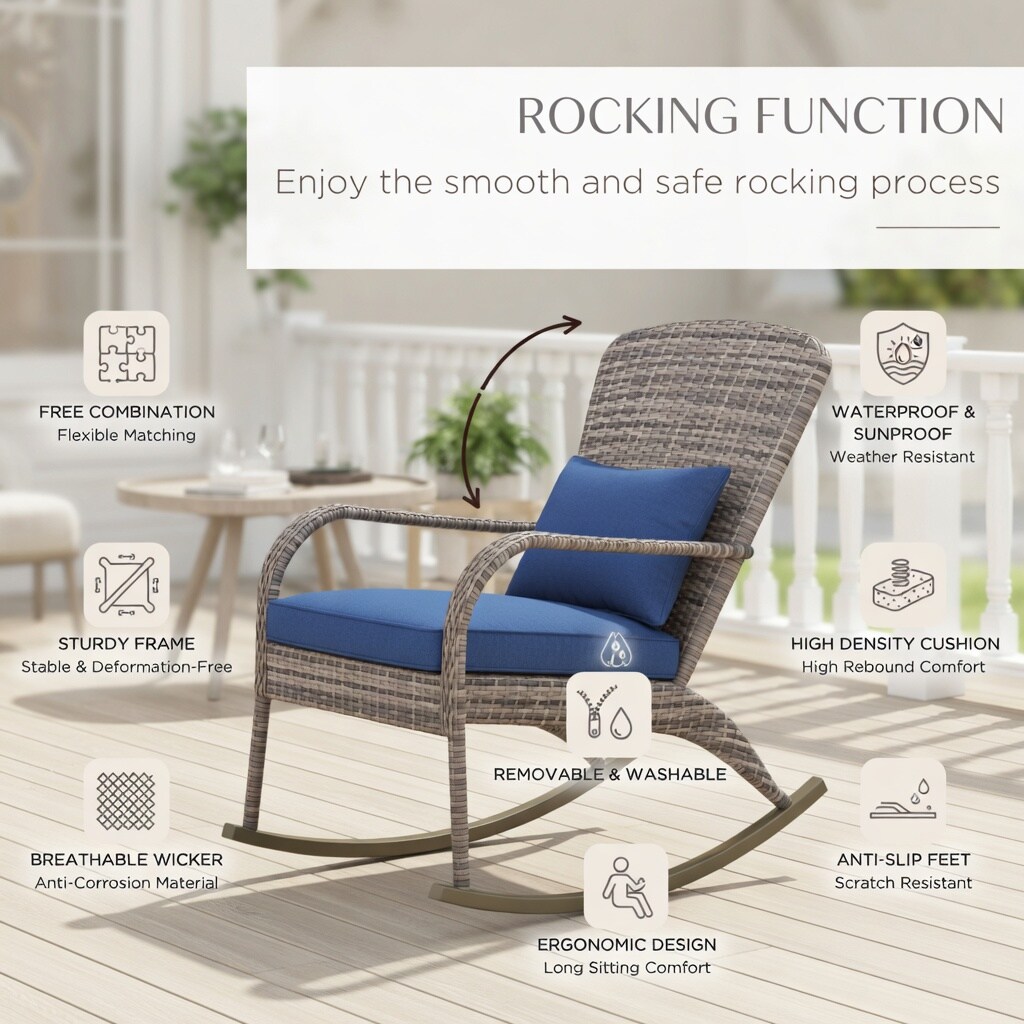 Choco Moon WYC-WQ46484-LS Patio-Conversation-Sets - View #4