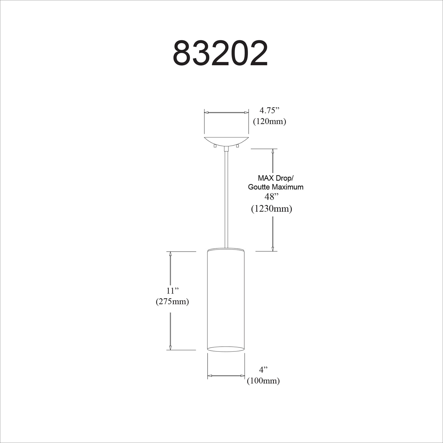 Dainolite 83202-SC-WH Pendant-Lights - View #3