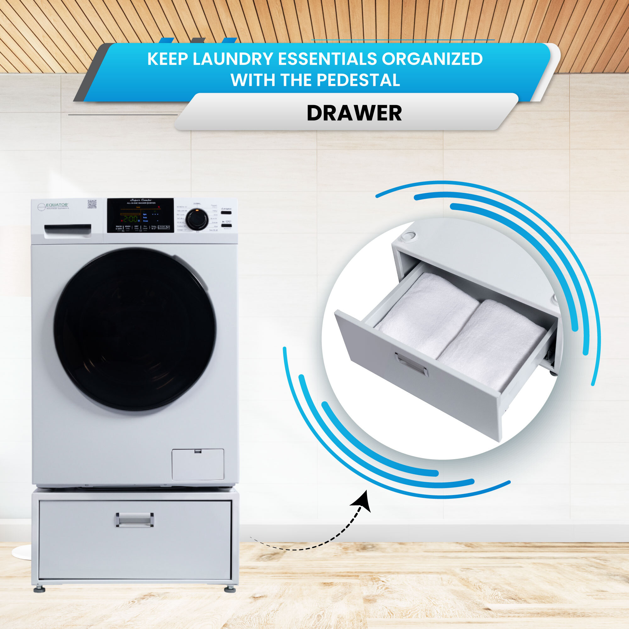 Equator Advanced Appliances EZ 4600 W + PDL 4455 Combination-Washers-Dryers - View #10