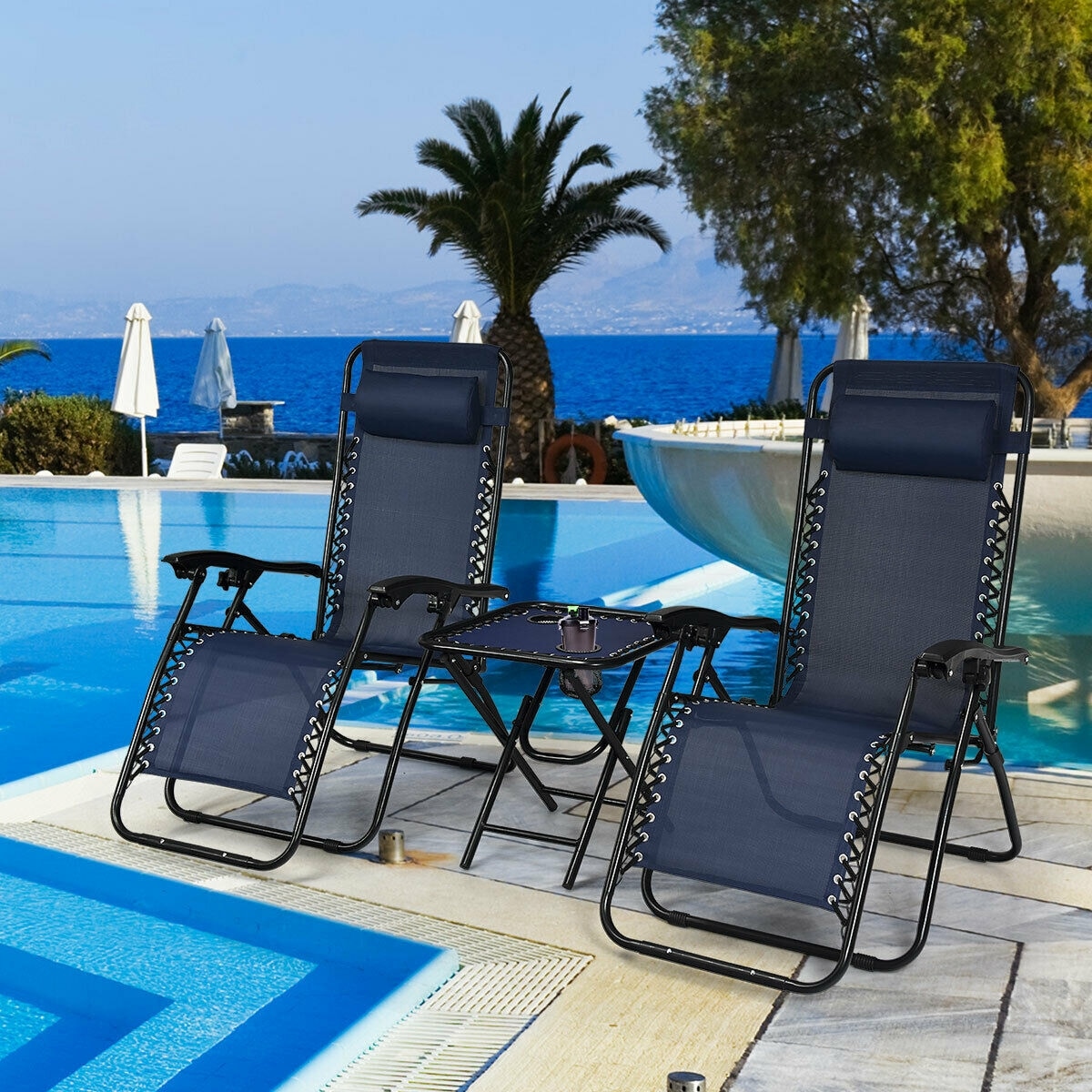 Zero gravity pool online lounge chair