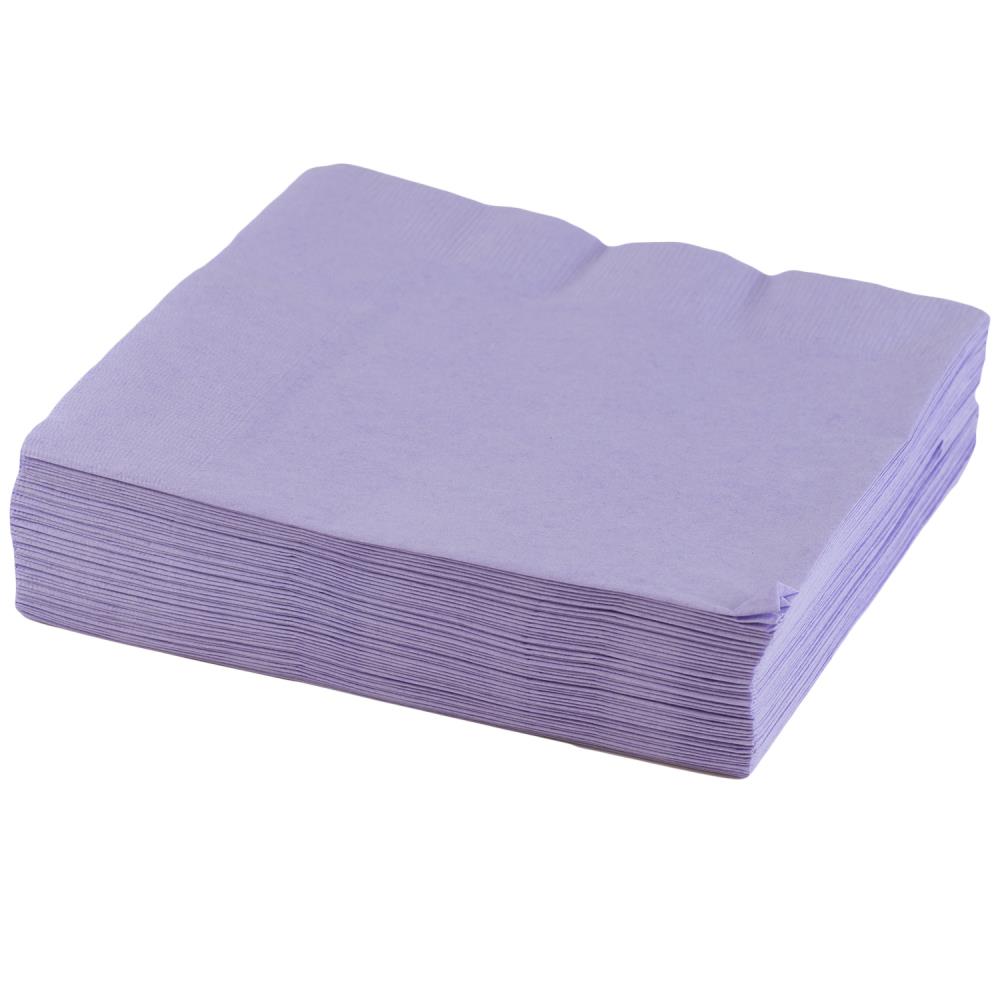 Creative Converting 1/8 Fold Dinner Napkins, Purple, 2-Ply