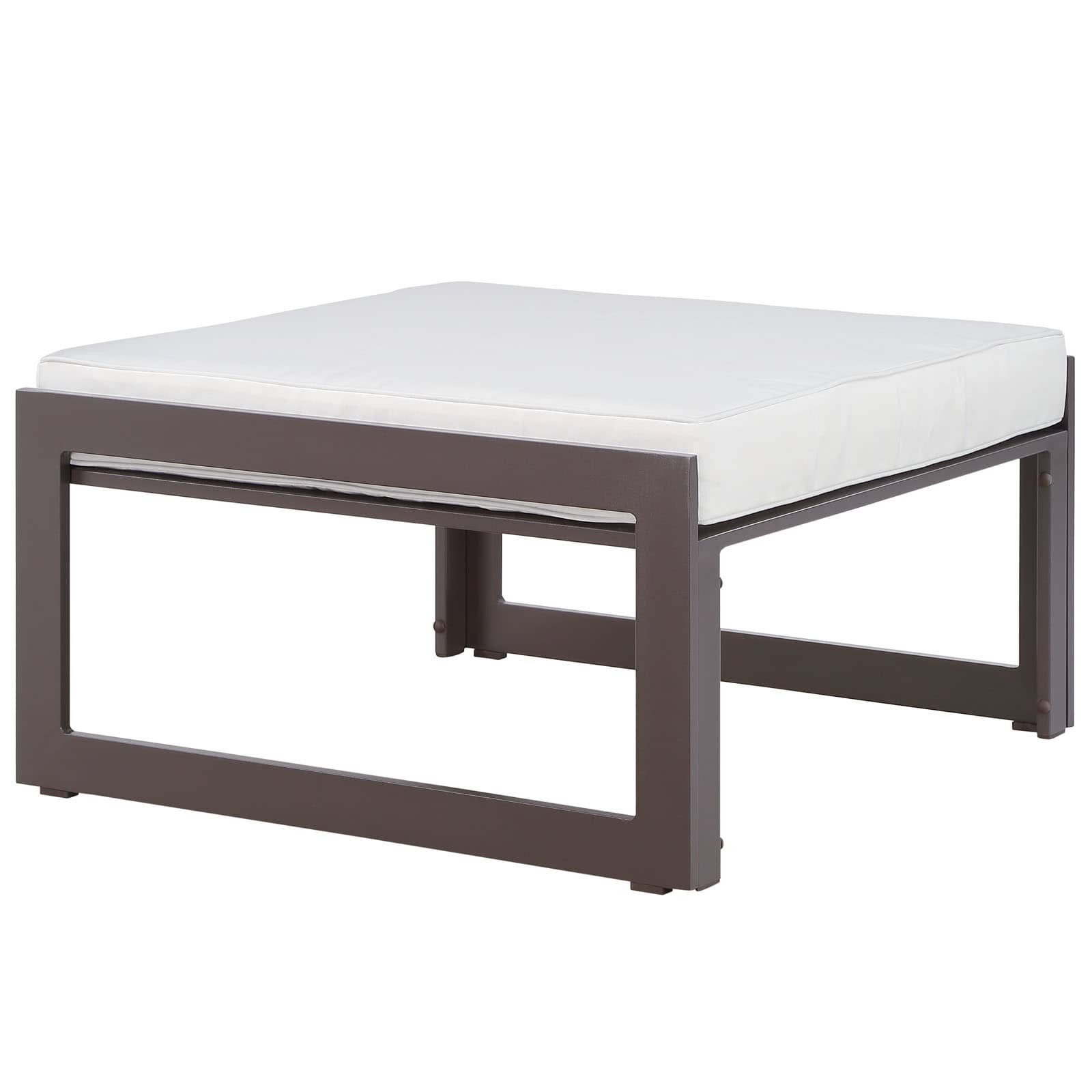 Modway EEI-1521-BRN-WHI Stools-Ottomans - View #2