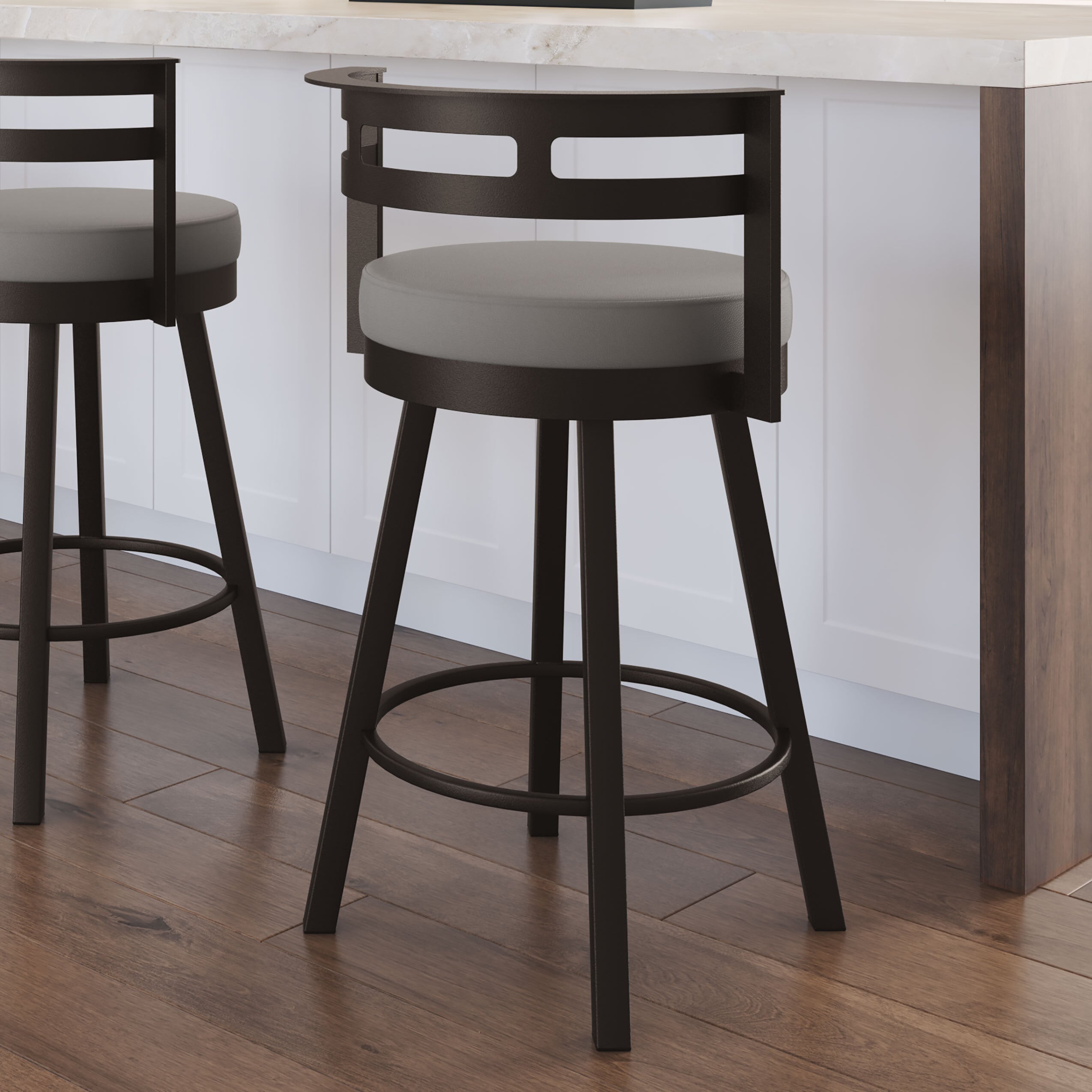 Amisco derek swivel online counter stool