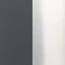 Dark Gray with Polished Chrome Trim