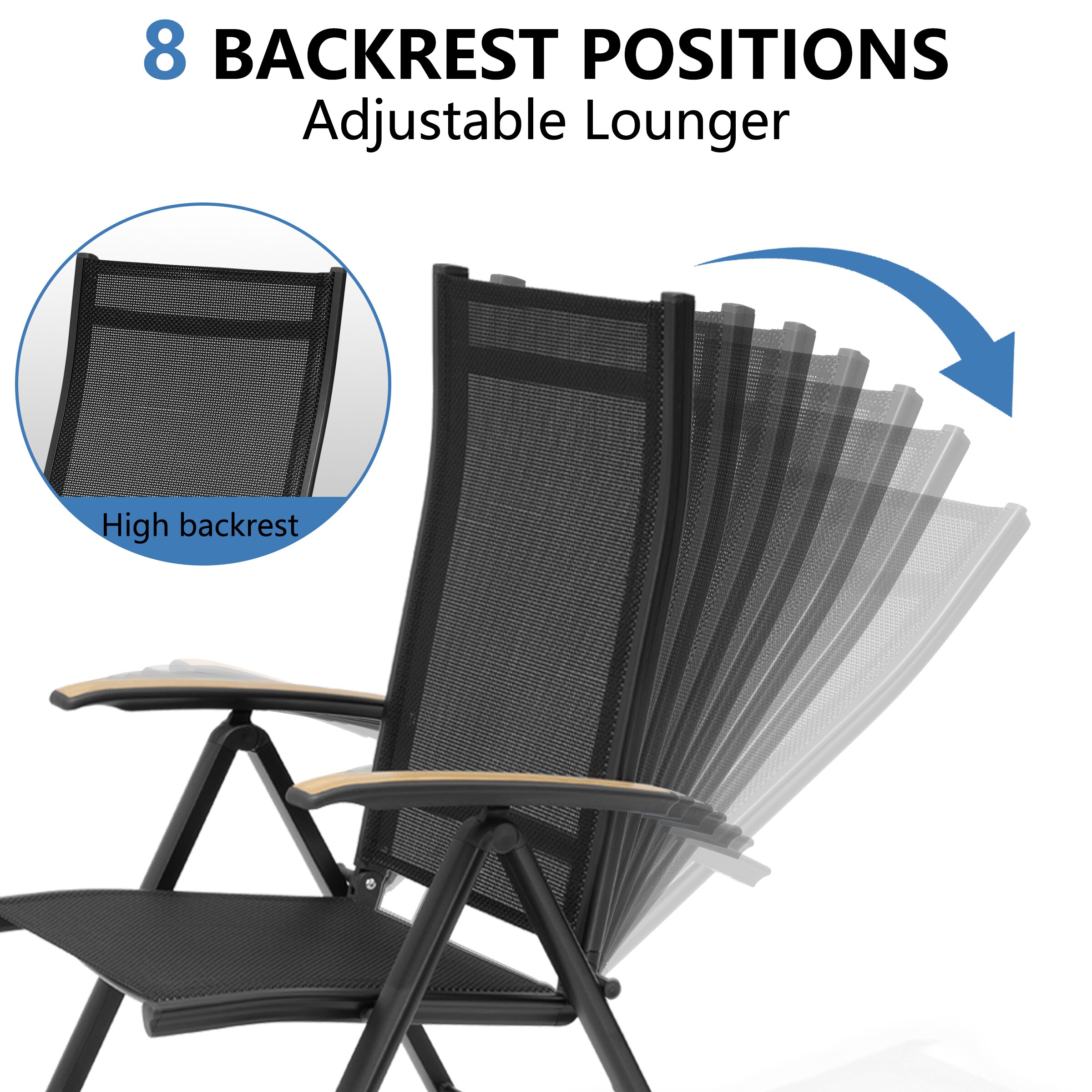 Pellebant ST25-DC071BLK-2 Patio-Chairs - View #6