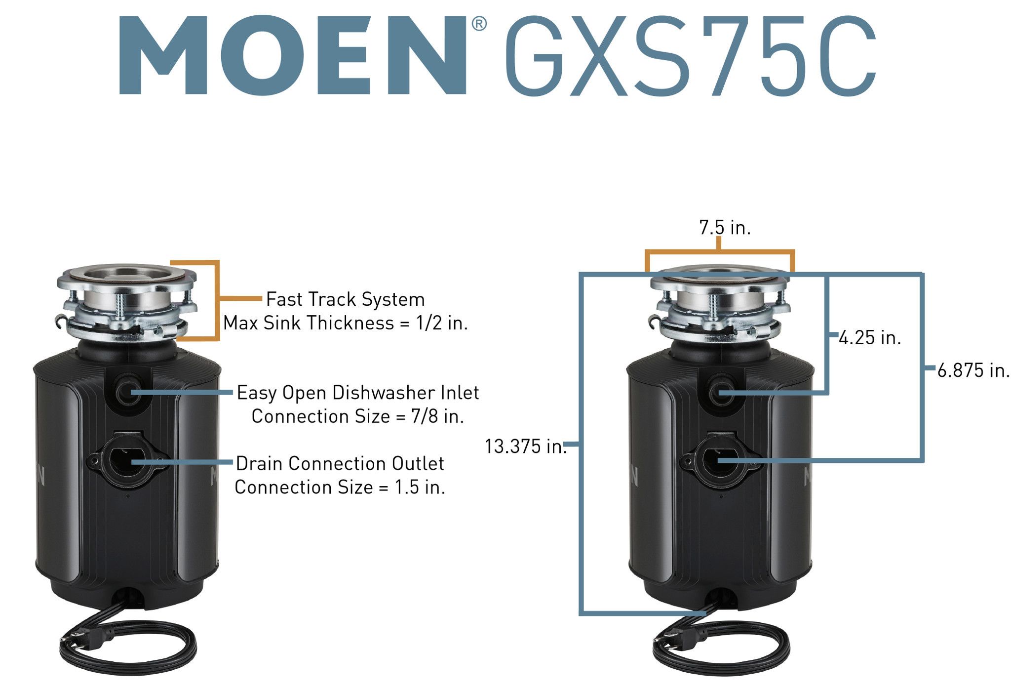 Moen GXS75C t050700 - View #6