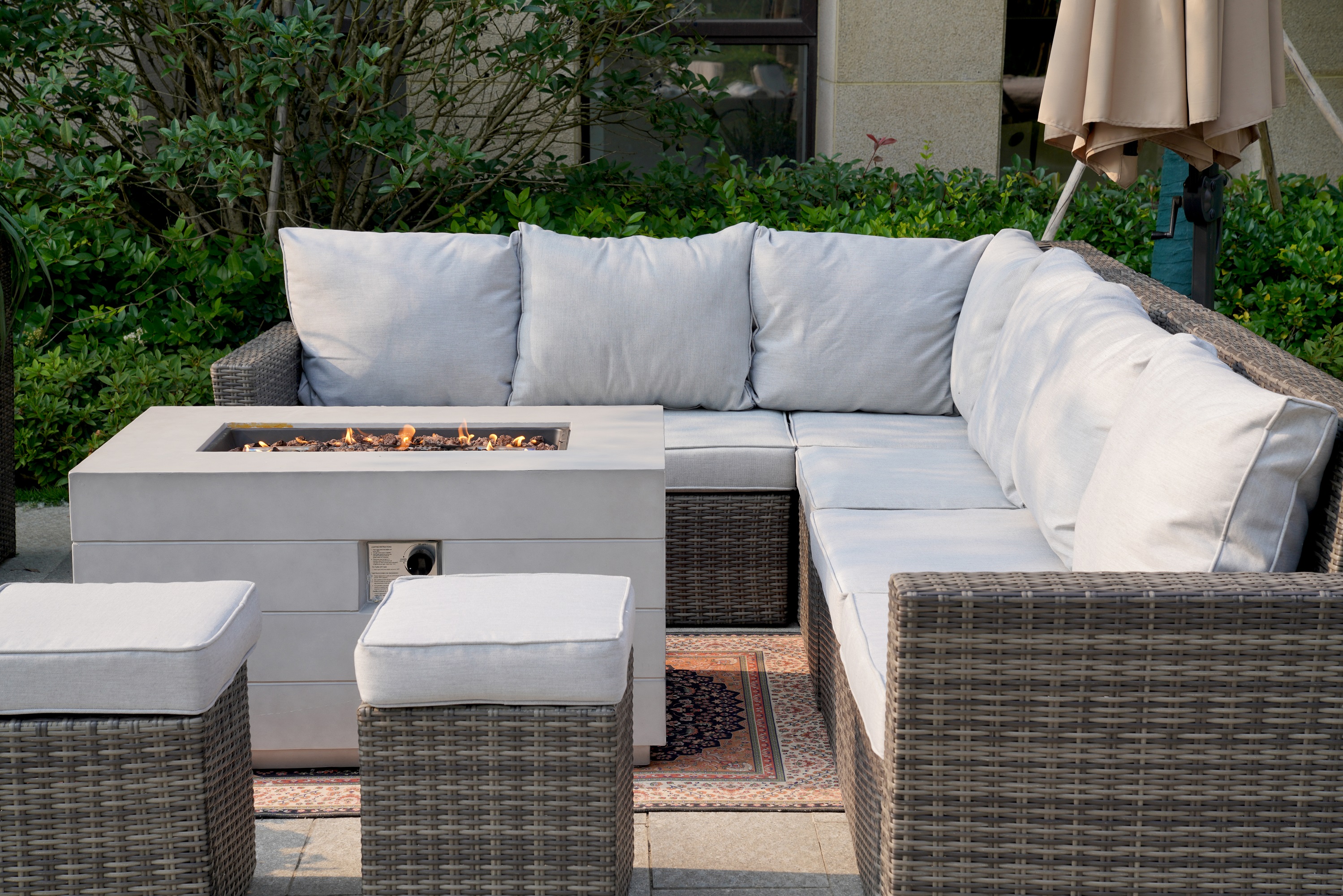 Moda Furnishings MAG-2150-1403-G Patio-Conversation-Sets - View #5