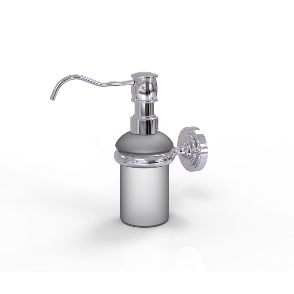 Allied Brass DT-60-PC Dottingham Polished Chrome 5-oz. Capacity Wall-mount Soap and Lotion Dispenser