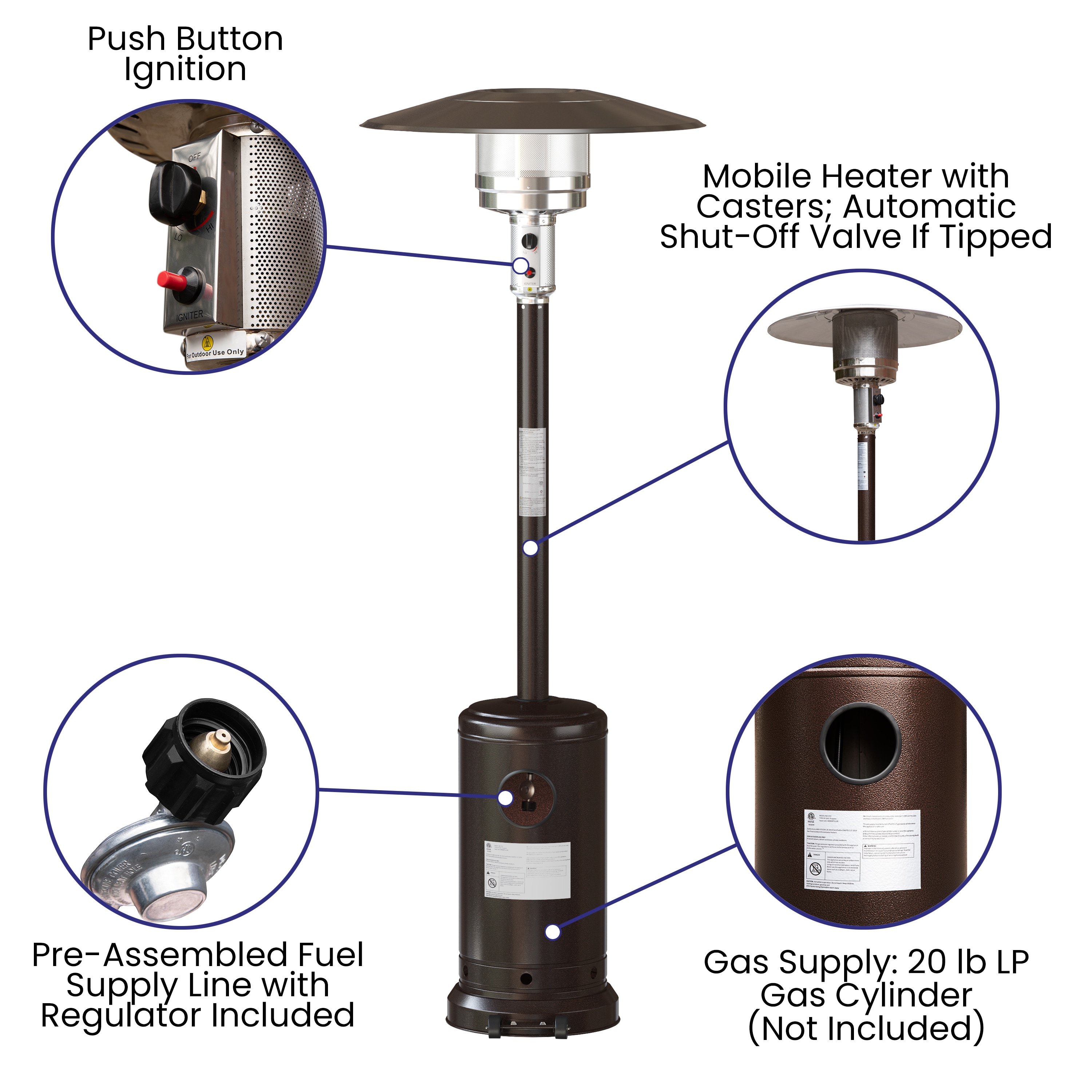 Flash Furniture 889142998525 Outdoor-Gas-Patio-Heaters - View #3