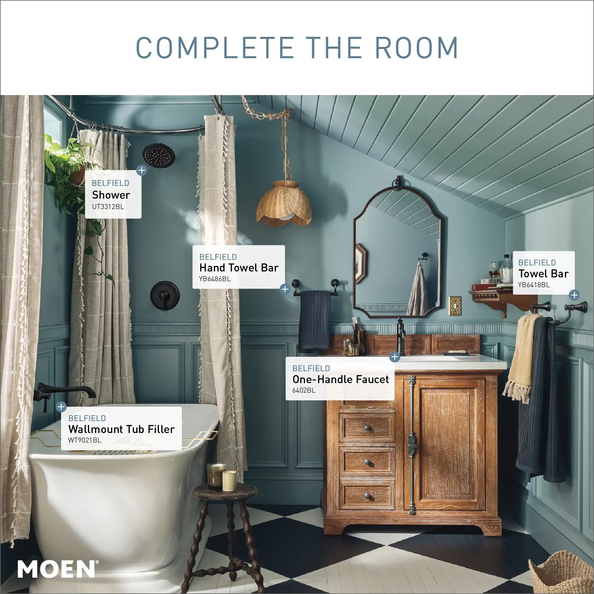 Moen YB6486BL d060350 - View #2