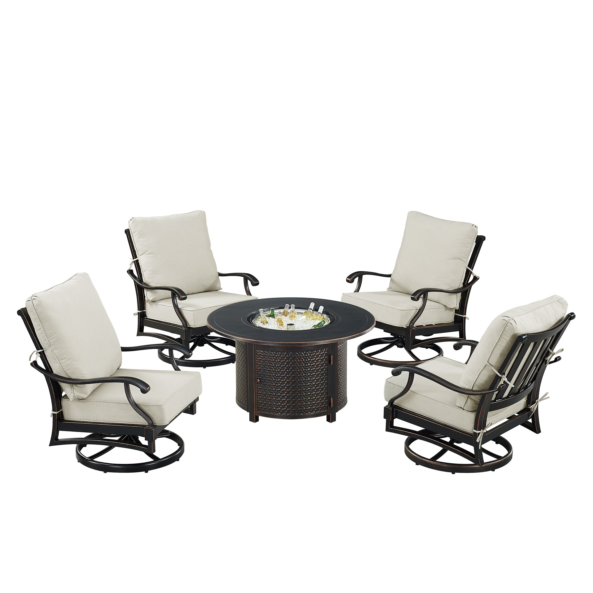 Oakland Living SHAO4CHMATERALGCUIBA Patio-Conversation-Sets - View #4
