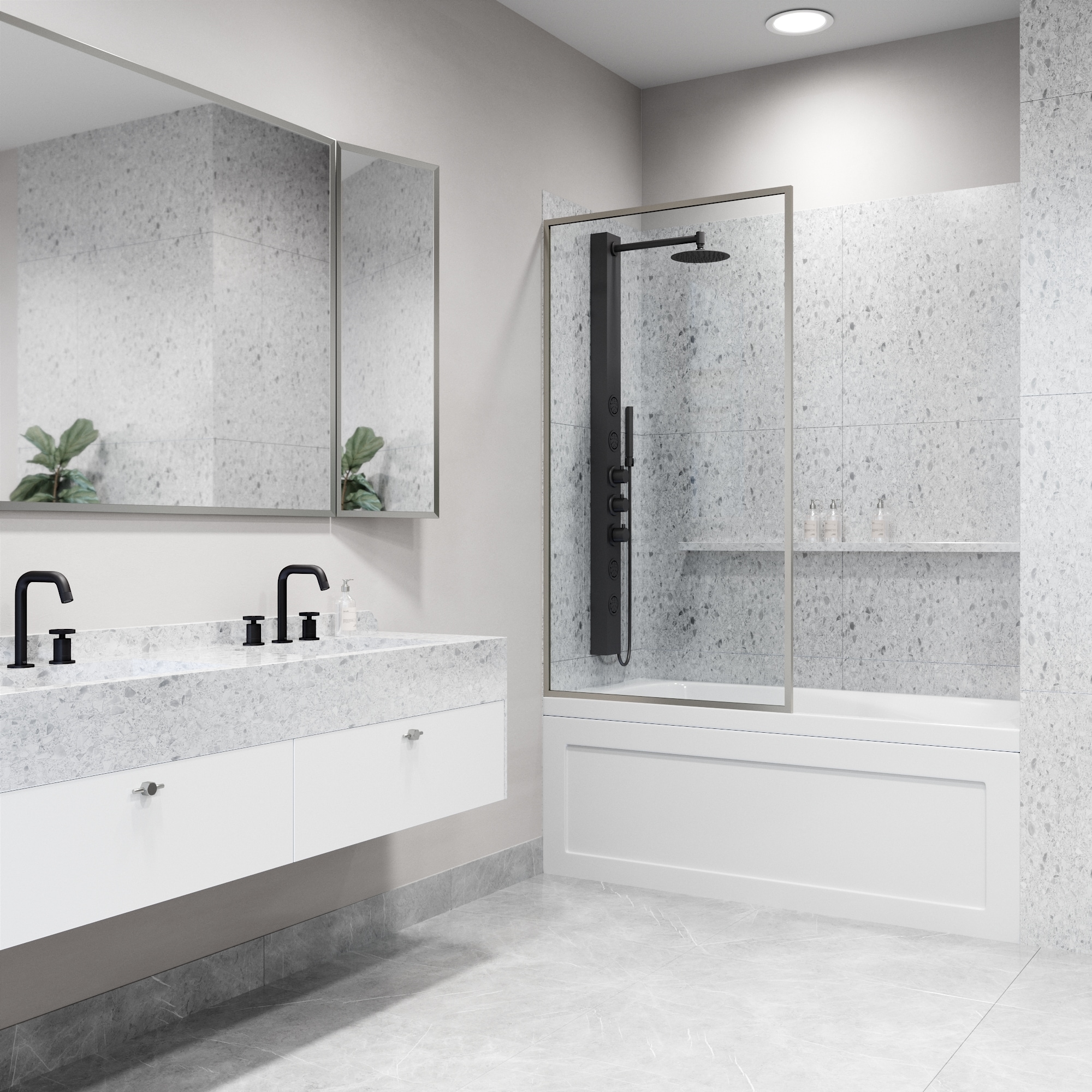 VIGO VG6077STCL3462 Bathtub-Doors - View #5
