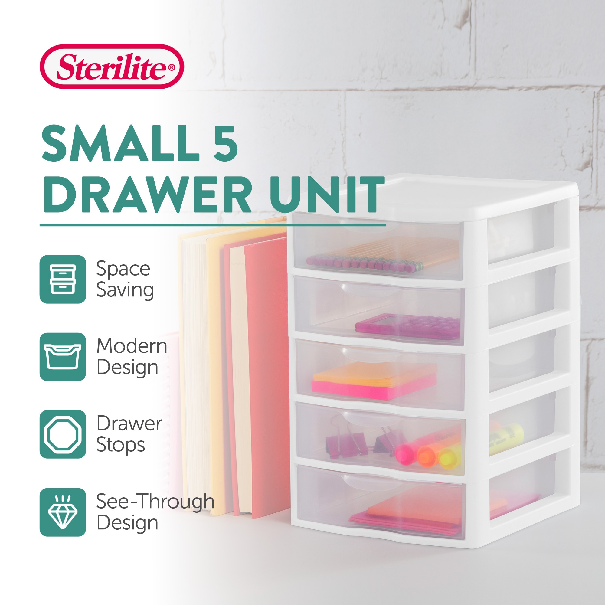 Sterilite 55842 Storage-Drawers - View #3
