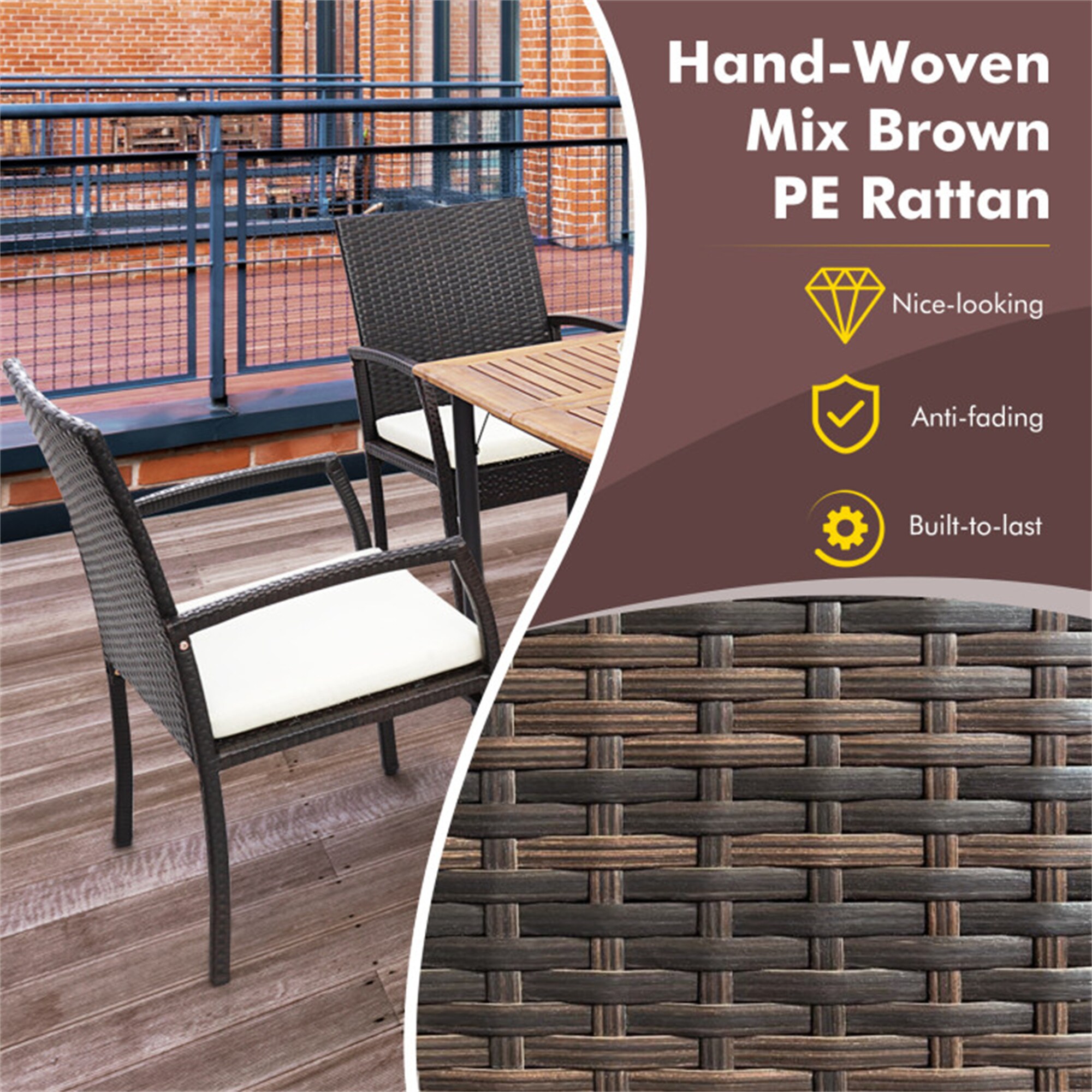 BABOOM BOM-6249ORBEIY Patio-Dining-Sets - View #9