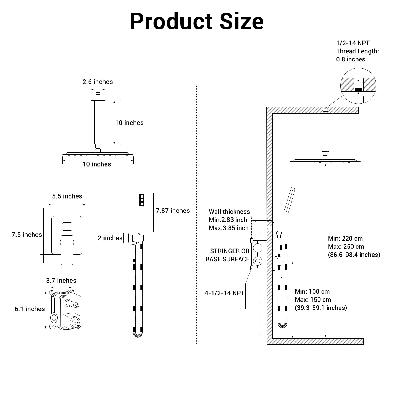 CYIKE LCY0811E364 Bath-Shower-Facc - View #7
