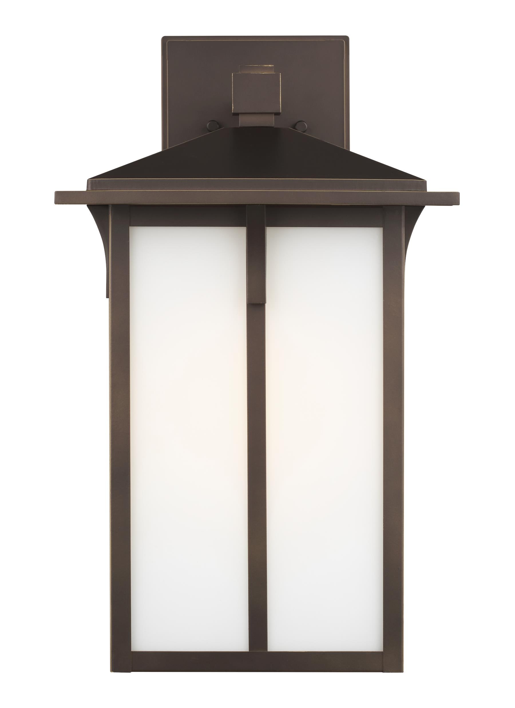 Generation Lighting 8752701EN3-71 Tomek 1 -Light 18-in H Antique Bronze Hardwired Outdoor Wall Light