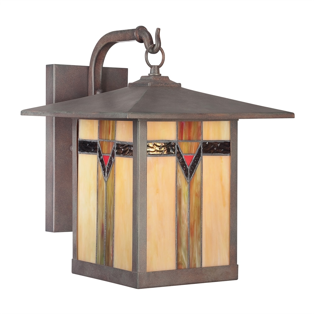 allen + roth 14.3-in H Bronze Medium Base (E26) Outdoor Wall Light in ...