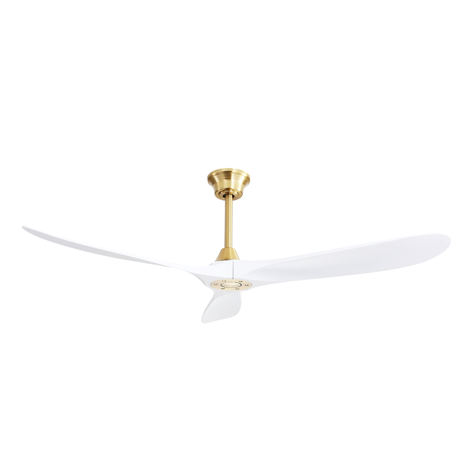 Bayfeve BFGBK-20380-CF Smart 60-in Outdoor Smart White with White ABS Blades Ceiling Fan and Remote ( 3 -Blade )