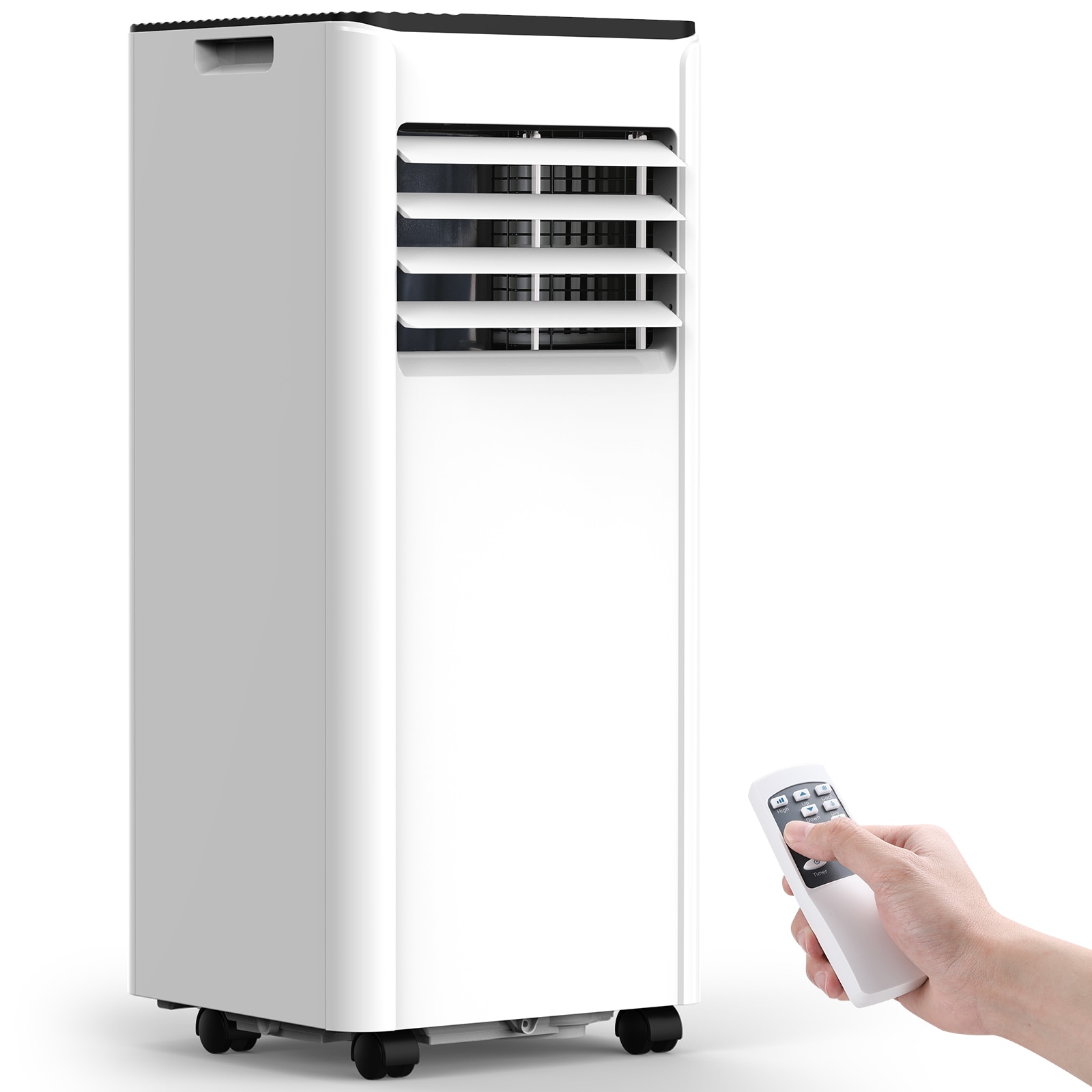 COWSAR LSA4216FAC8K 5000 BTU DOE 115-Volt A4216F-8K Vented Portable Air Conditioner Remote Control Included 300-sq ft -Cooling
