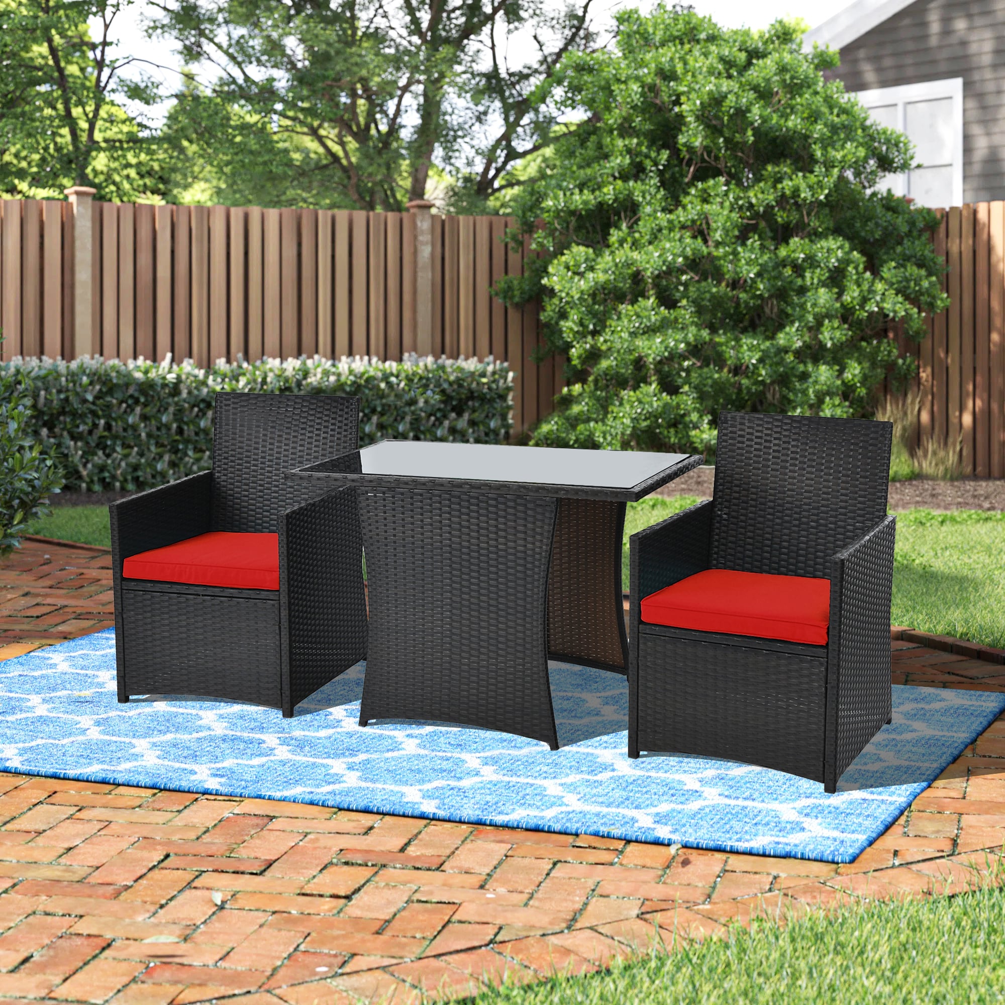 WELLFOR OUJ68178RE Patio-Conversation-Sets - View #2