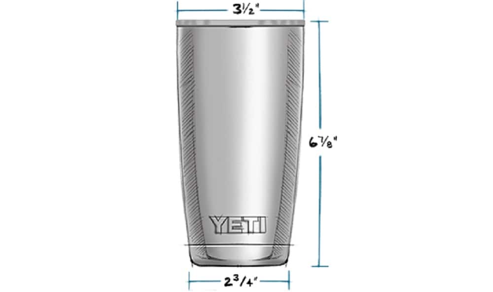 YETI Rambler 20-fl oz Stainless Steel Tumbler with MagSlider Lid