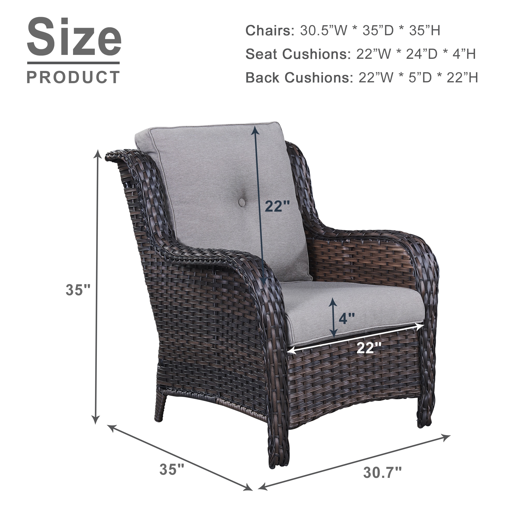 Rilyson FS006-3X2 Patio-Chairs - View #8