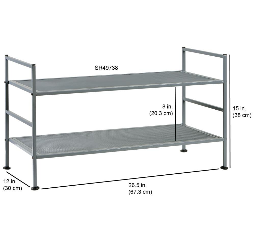 Home Basics 30 Pair Shoe Rack 