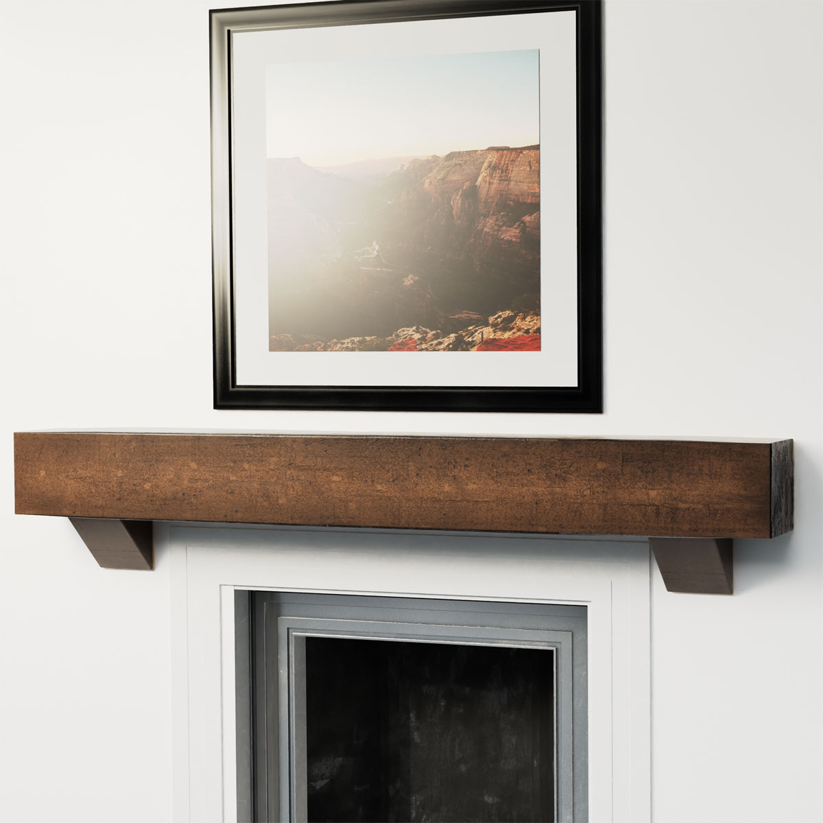 Ekena Millwork MANURC08X10X60ASZD Mantel-Shelves - View #11