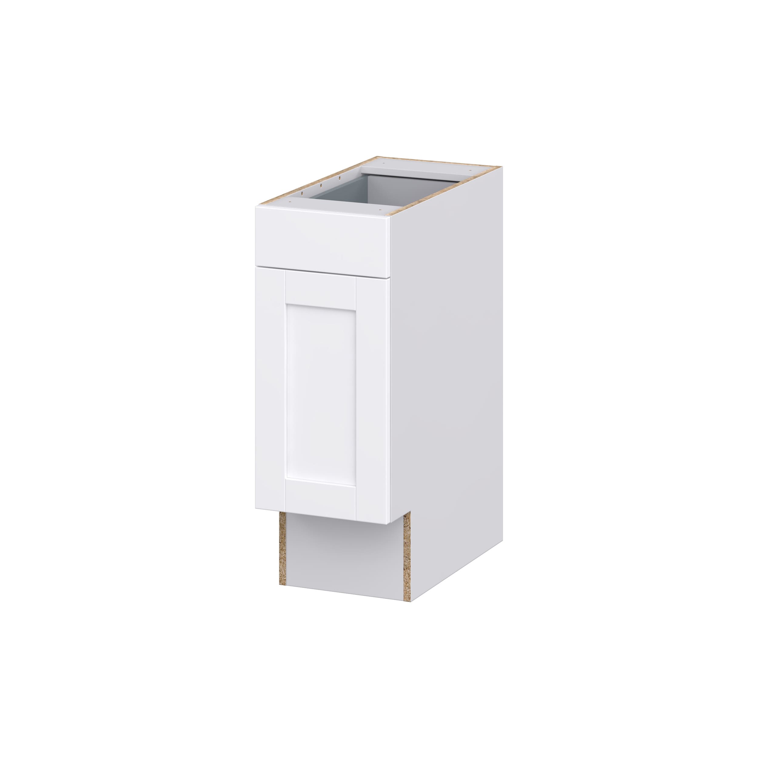 Hugo&Borg DSB12ADA(L/R)-RM Rosemont 12-in W x 34.5-in H x 25-in D Glacier White Base Fully assembled Cabinet (Recessed Panel Shaker)