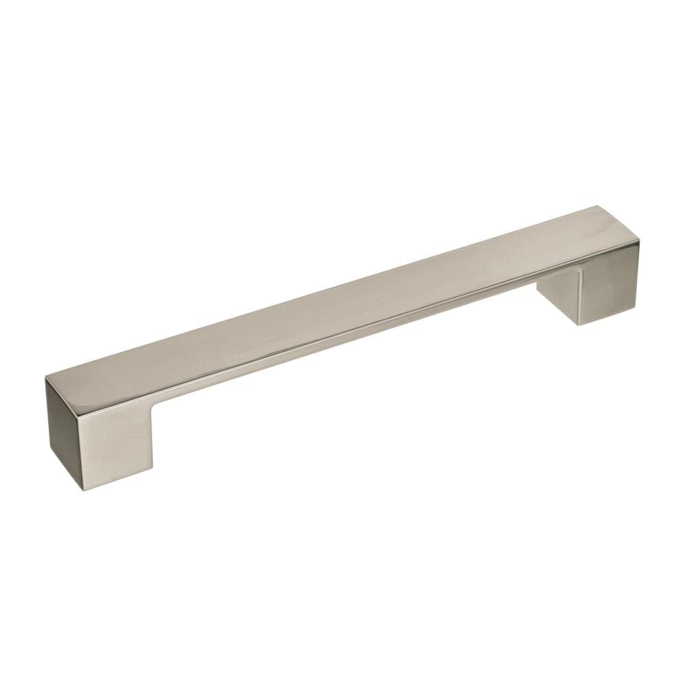 Amerock 2000841 Monument 6-5/16-in Center to Center Polished Nickel Rectangular Bar Drawer Pulls