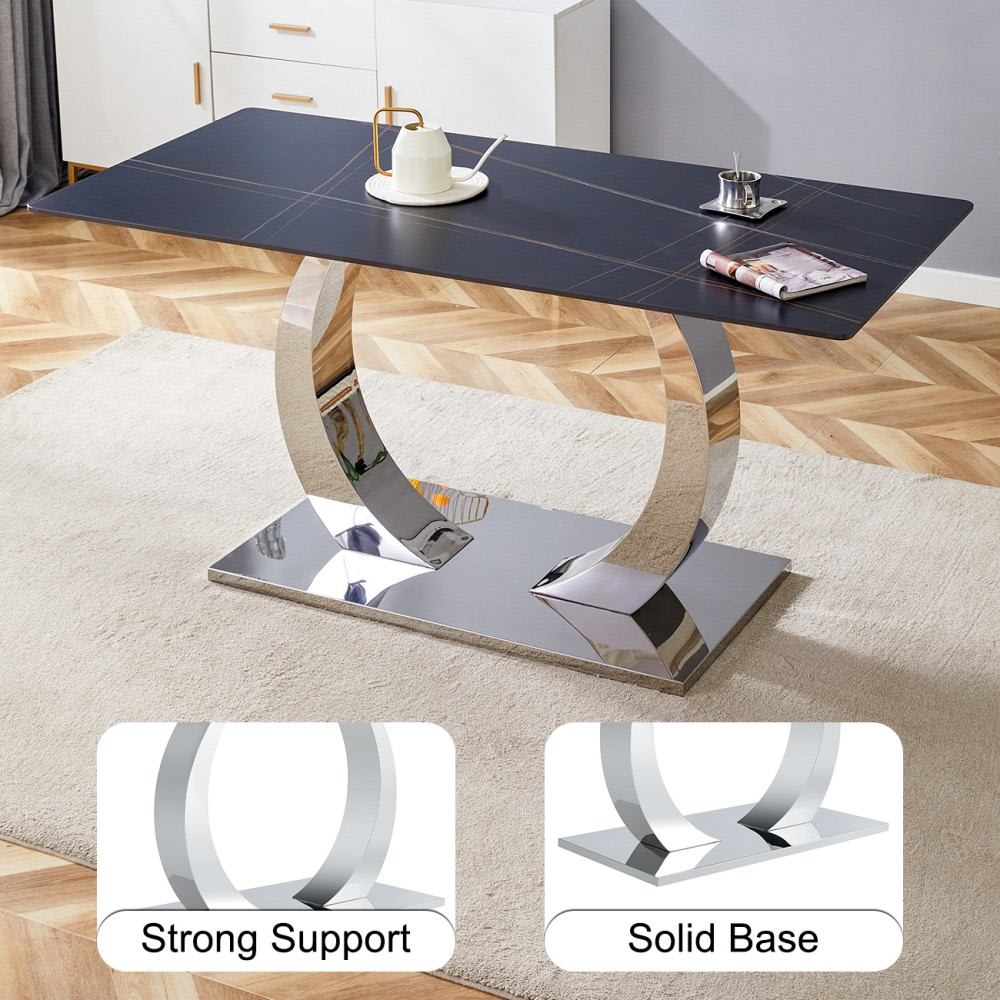 Coolbibila RAMSEY-TABLE-SILVER Dining-Tables - View #4