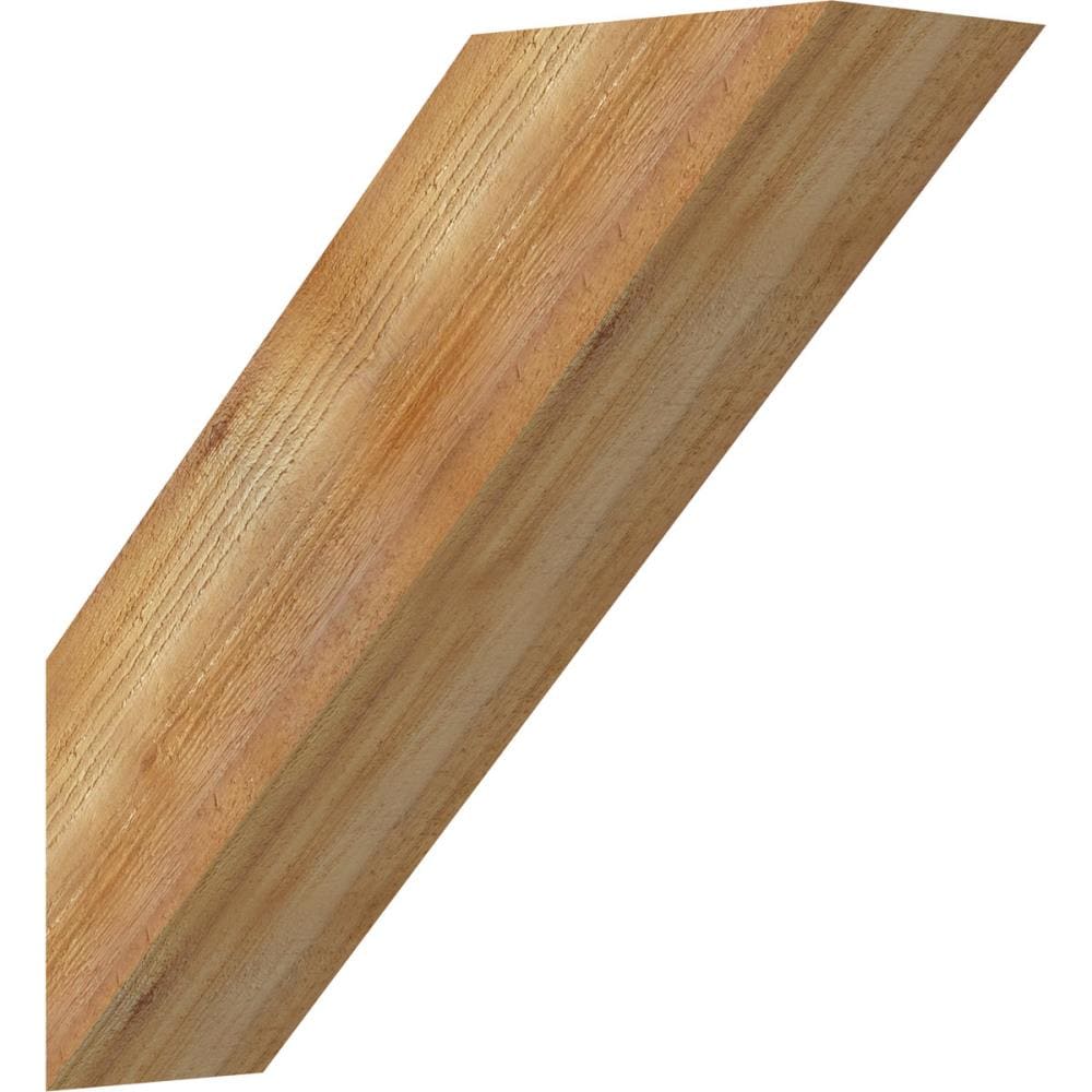 Ekena Millwork BRC06X20X20TRA00RWR 6-in x 20-in x 20-in Western Red Cedar Unfinished Wood Traditional rough sawn