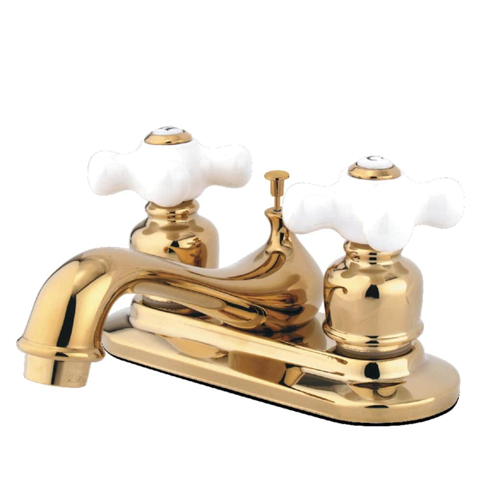 Kingston Brass - GKB60.PX Restoration 1.2 GPM Centerset Bathroom Faucet with PopUp Drain Assembly