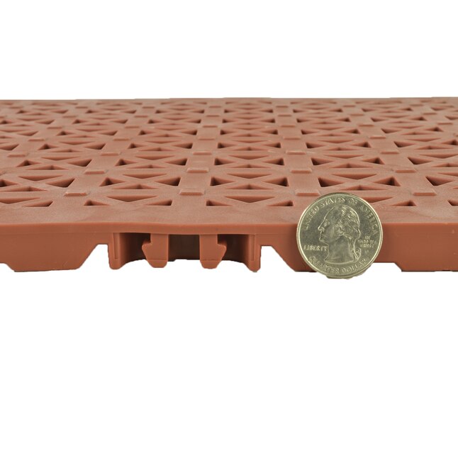 Greatmats StayLock 26-Pack 0.5625-in x 12-in x 12-in Tan PVC Plastic Tile Multipurpose Flooring Greatmats StayLock 26-Pack 0.5625-in x 12-in x 12-in Tan PVC Plastic Tile Multipurpose Flooring