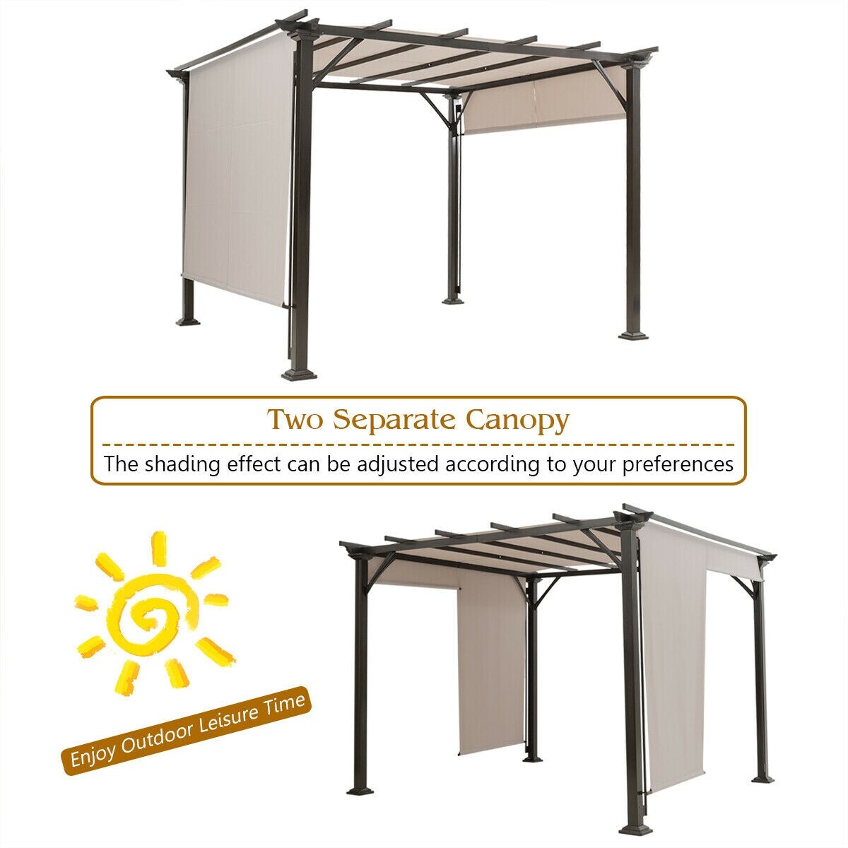 WELLFOR DOG70482BE+ Pergolas-2 - View #4