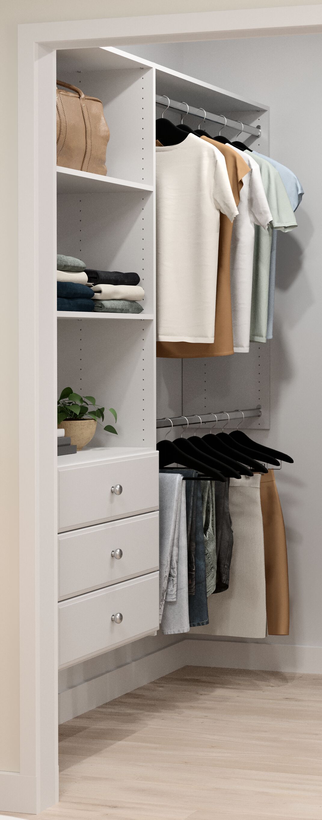 Easy Track PH197-WH Wood-Closet-Kits - View #6