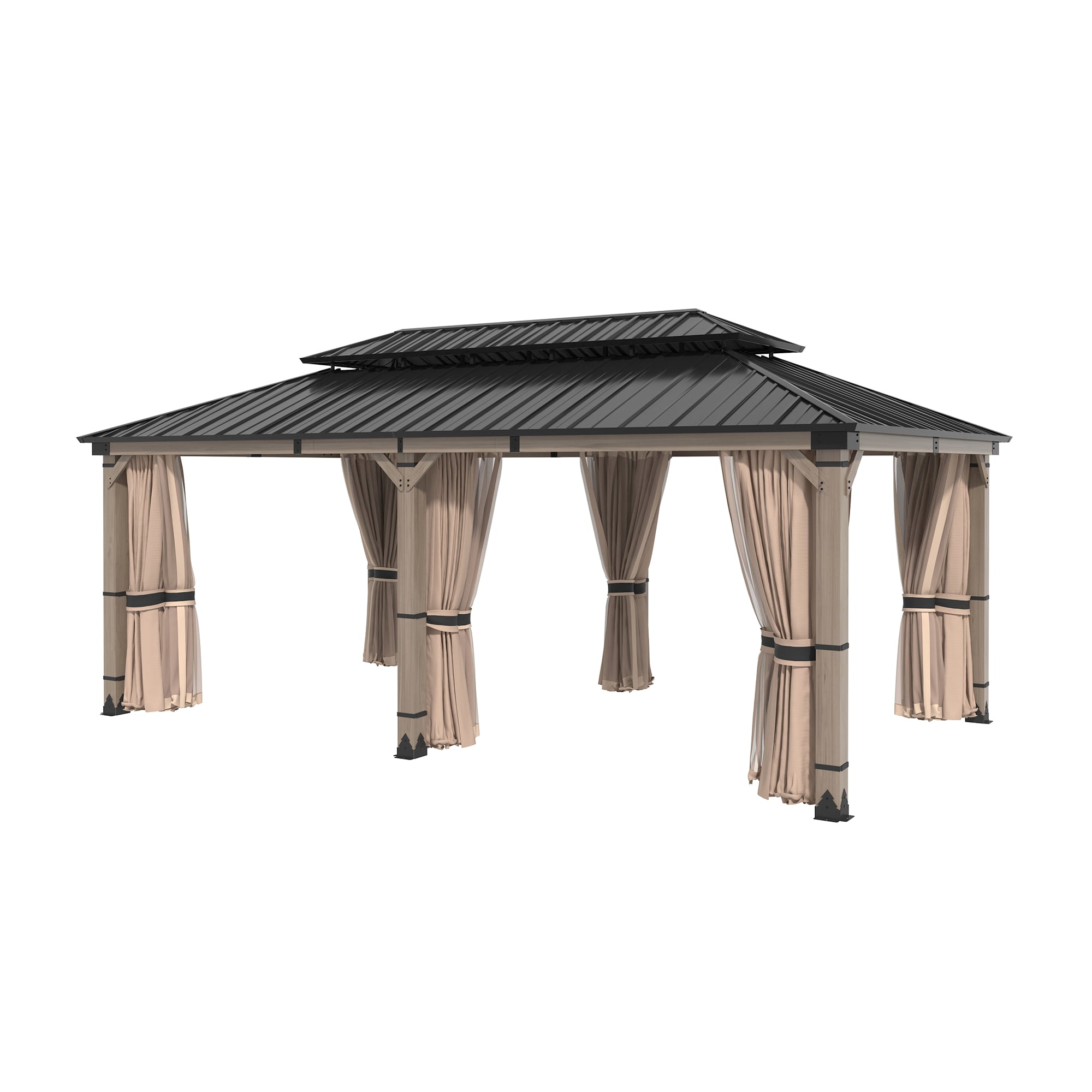 Clihome CL-M1220140 Wood-Resin-Gazebos - View #7
