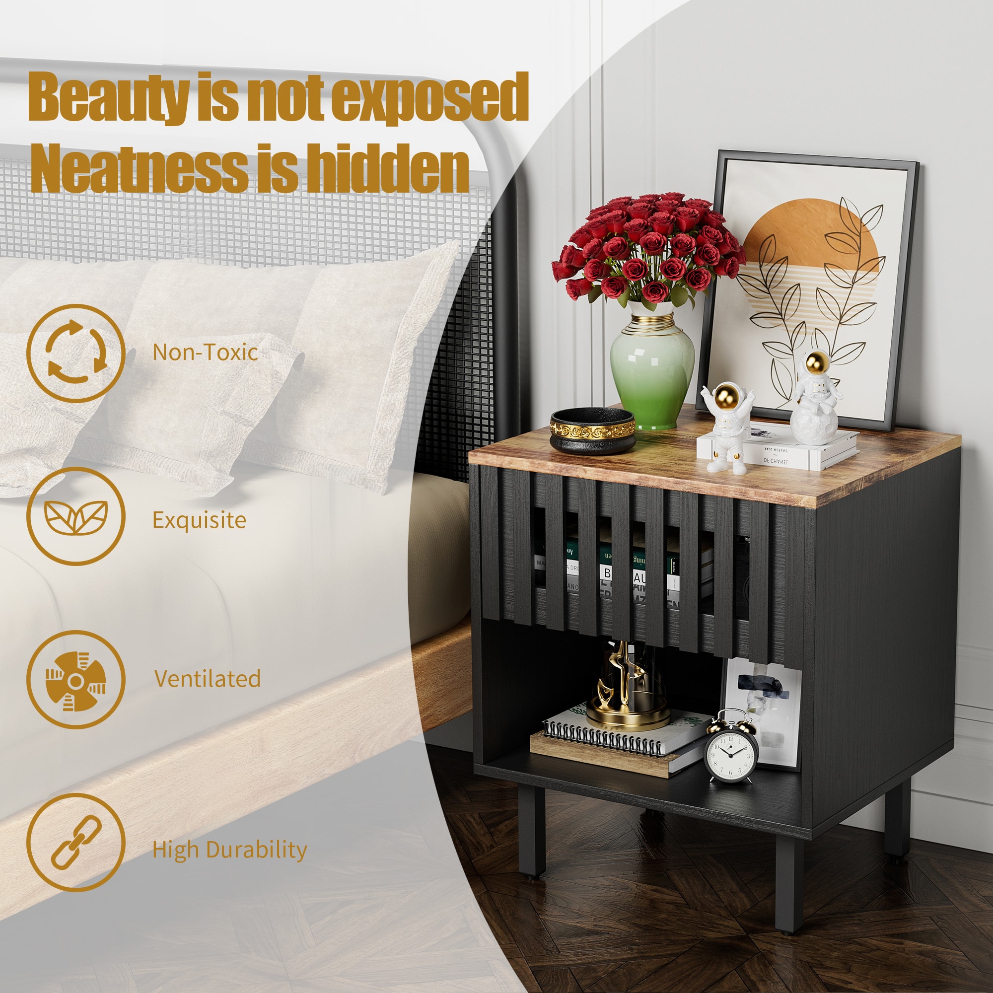 SINOFURN SYA330135BK nightstands - View #10